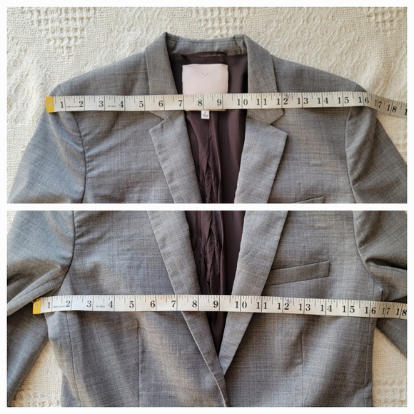 Sunday Best by Aritzia Wool Blend Casual Business Everyday Button-up Blazer - Picture 9 of 11